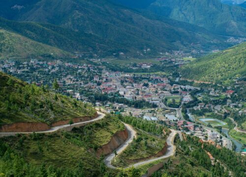 Thimphu from above, Bhutan