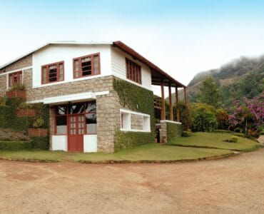 Reception Exterior, Windermere Estate, Kerala India