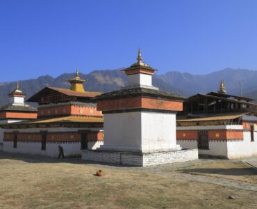 The Jambay Lhakhang is a temple and located in Bumthang (Jakar) in Bhutan