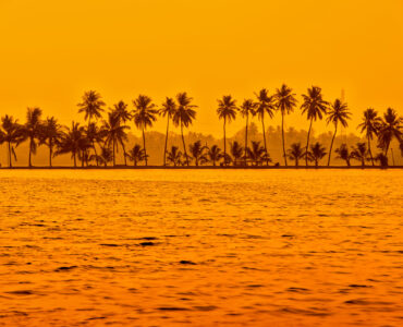 Sunset over Kerala Backwaters, India, Kerala Holidays - Holiday to Kerala