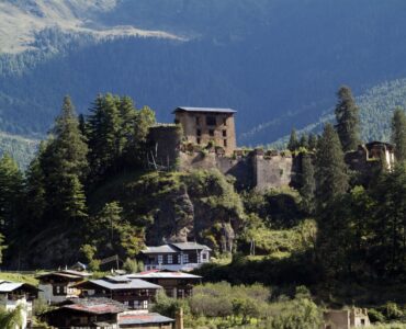 Bhutan, Drukyel Dzong in Paro Valley