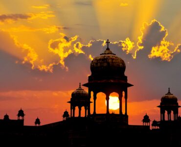 Mughal Domes, Rajasthan, India